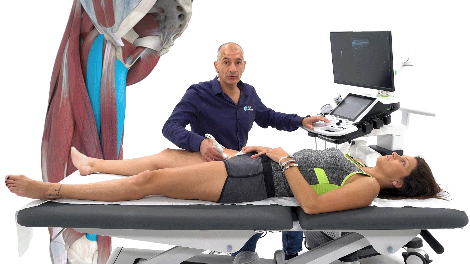 Lésion musculaire : échographie adducteurs