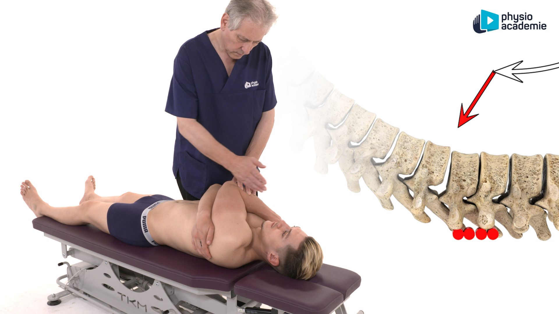 Dorsales en compression thoracique