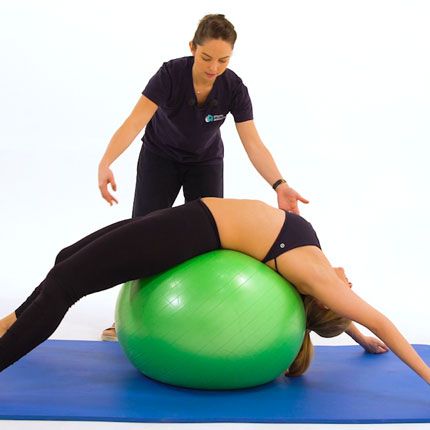 Exercices avec ballon suisse
